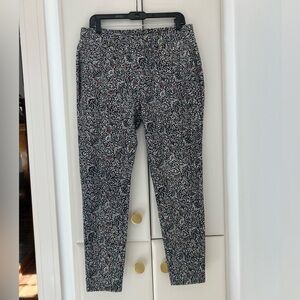 Michael Kors Black and White Print Jeggins